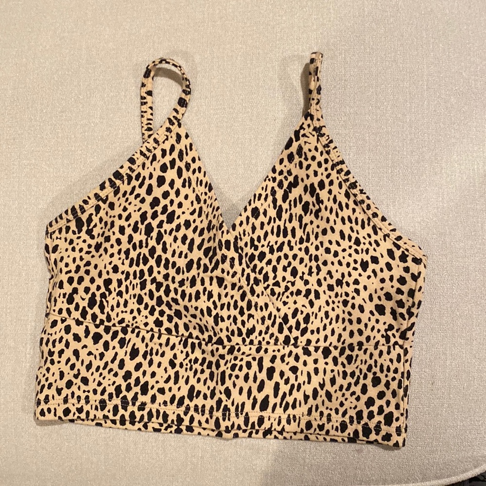 Brandy Melville leaped crop top